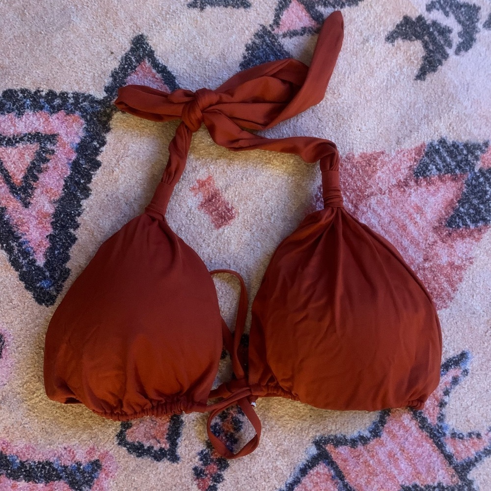Monday Swimwear Rust Bikini Top